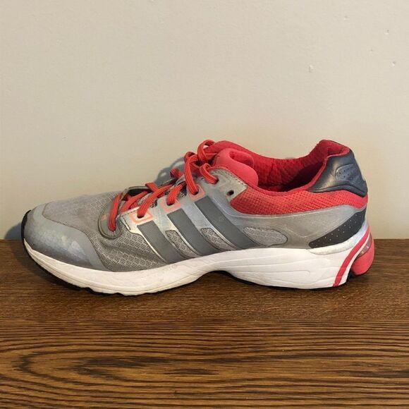 Adidas Women Shoe Supernova Glide V Size 9.5 Silver Pink Running Sneakers - Picture 9 of 10